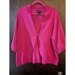Lane Bryant 26/28 Pink Cardigan